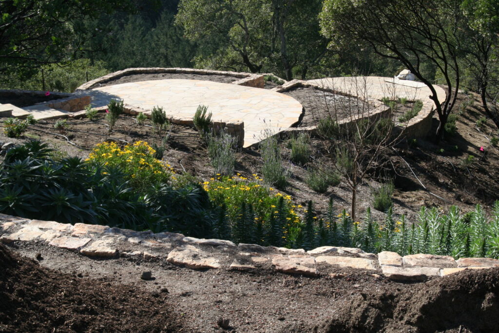 hardscape landscaping project recently completed by Masonry by Conrad